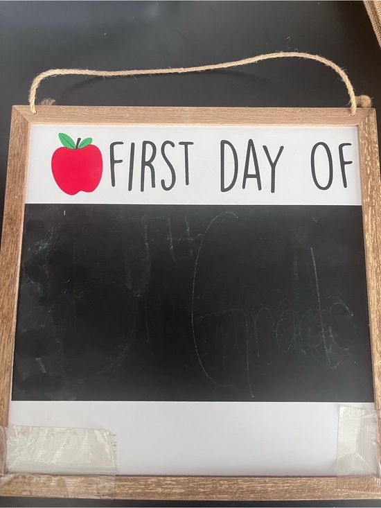 Target Other - Back to school new year sign first day last day chalkboard elementary middle